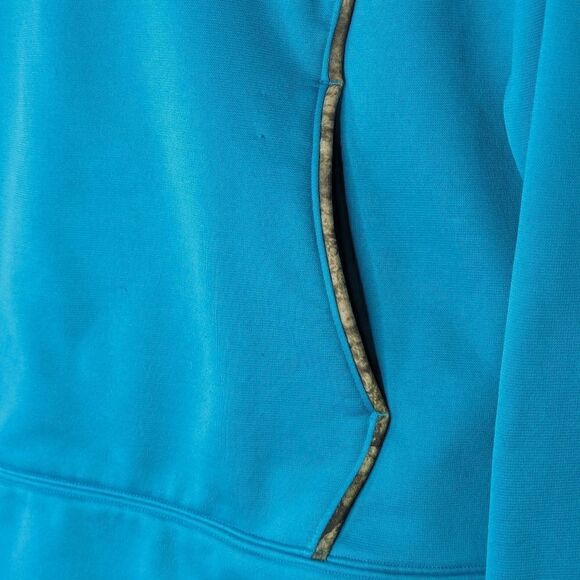 Under Armour Storm Unisex Semi Fitted Deep Turquoise Hooded Sweatshirt size L - Picture 7 of 8